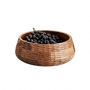 BS INTERNATIONAL NA214 - Juego de Tazones para Mezclar de Madera de Acacia Real, Diseño Vintage Pulido, Gran Capacidad, Antideslizantes, Ecológicos, para Fiestas y Comida - Product Image 6