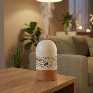 Brûleur d'encens traditionnel arabe Bakhoor Mabkhara avec dôme décoratif en calligraphie pour Oud et parfum d'intérieur - Product Image 5