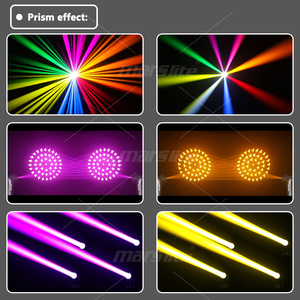 Mini Beam 295 Moving Head Beam Light con Anello Luminoso, Luce Scenica a Testa Mobile 295W per DJ, Feste, Discoteche, Concerti - Product Image 6