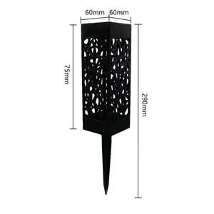 Luz solar hueca Huichu para caminos, luz guía para jardín exterior, se enciende automáticamente por la noche, sin cableado. - Product Image 5