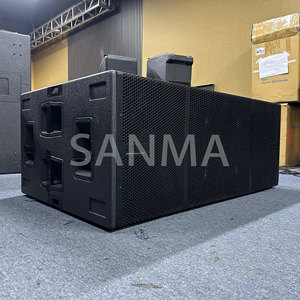 Caisson de basses actif VIO S218 double 18 pouces avec woofer néodyme 18 pouces, basses puissantes, système audio passif/actif, équipement audio DJ - Product Image 4