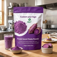 Mélange de poudre de latte Ube, formule personnalisée, fabrication OEM, marque privée