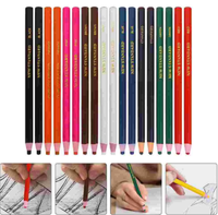 Crayons de cire automatique 12 couleurs, Crayon de couleur pour dessin, Crayon de couleur Compatible avec Crayon de traction pour utilisation industrielle
