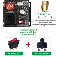 Régulateur de tension électronique à thyristor haute puissance 4000W pour moteurs, ventilateurs, perceuses électriques, contrôle de vitesse et de température AC