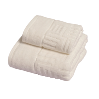 Serviettes de luxe 100% coton tricotées à séchage rapide, couleur unie, avec logo brodé - Personnalisables pour les hôtels, les maisons d'hôtes et les clubs sportifs