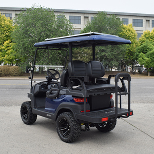 Voiturette de golf électrique tout-terrain 4 places de fabrication chinoise, chariot de <span class=keywords><strong>chasse</strong></span> électrique 4 roues et voiturette de golf à conducteur debout - Product Image 4