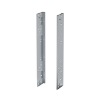 C-BOX ZSTC EuropacPRO Joint d'étanchéité EMC pour panneau latéral, angle arrière pour textile, 4U. 3+1U, 24564-299