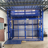 Plateforme élévatrice murale à vérin hydraulique avec rail de guidage et certification CE