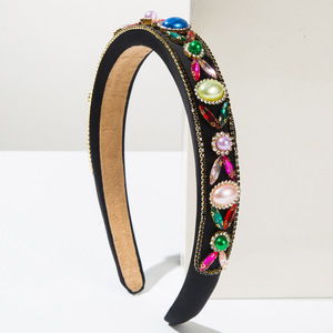 Diadema de Novia con Perlas y Diamantes Estilo Barroco Vintage, Tocado Personalizado para Fiesta de Bodas - Product Image 4