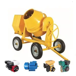 Large Capacity Small 1 Cubic Meters Price In Pakistan Bag Manual Rotating Tricycle Concrete Mixer With Pump Machine