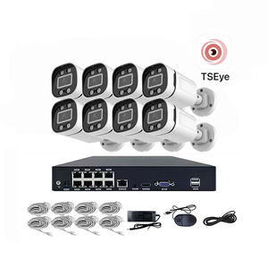 POE กล้อง IP เครือข่าย HD แบบ POE ชุดเซตระบบรักษาความปลอดภัยชุดกล้องหัวกระสุน4MP 8MP 4K พร้อมกล้องวงจรปิด4CH 8CH NVR - Product Image 3