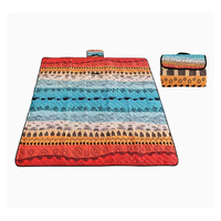 Tapis de pique-nique portable à ultrasons pour camping en extérieur, tapis de plage épaissi imperméable, tapis de tente anti-humidité en tissu Oxford, style voyage
