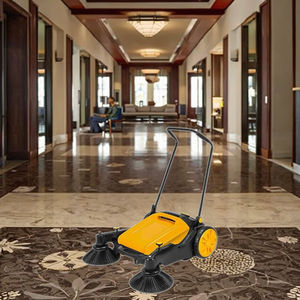 Camminare dietro la spazzatrice del pavimento della strada <span class=keywords><strong>scopa</strong></span> macchina per la pulizia del pavimento in cemento <span class=keywords><strong>miglior</strong></span> spazzatrice del pavimento - Product Image 4