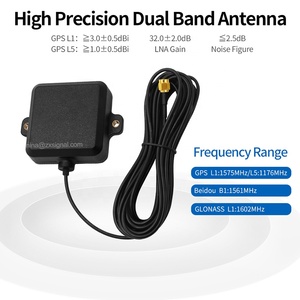 Antenne GNSS multibande de haute précision Active L1/L5/E5 Verticale Compatible BDS GLONASS GALILEO Antenne <span class=keywords><strong>GPS</strong></span> ZED-F9P <span class=keywords><strong>NEO</strong></span>-F9P - Product Image 2