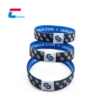 Pulsera de Moda con Logotipo Personalizado Impreso, Etiqueta NFC Programable de Poliéster, Control de Acceso, Pulsera Elástica