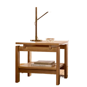Creative Italian Designer Living Room Side Table With Adjustable <b>Lamp</b> And Storage <b>Shelf</b> For Sofa Area - Product Image 5