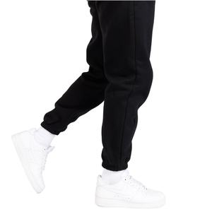Pantalones Joggers de Estilo Urbano para Hombre, al por Mayor, Populares, de Peso Pesado, Corte Holgado, Transpirables, Negros, con Bajo Elástico, Cintura Media, Tinte Liso - Product Image 6