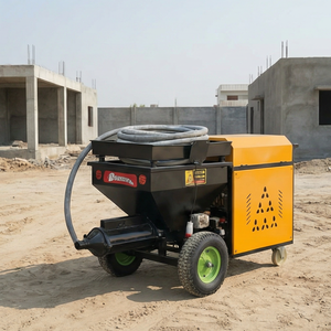 Multifunktionale Mörtelspritzmaschine Elektrisches Zement-Sand-Spritzgerät 4kW Leistung 220V/380V Hocheffiziente Wandverkleidungsmaschine - Product Image 3