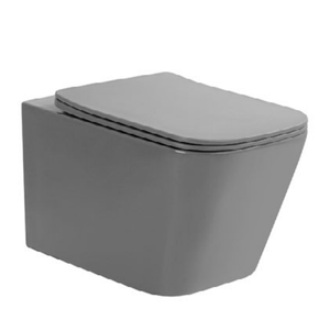 Inodoro <span class=keywords><strong>de</strong></span> Pared Cuadrado <span class=keywords><strong>de</strong></span> <span class=keywords><strong>Concreto</strong></span> con Sistema <span class=keywords><strong>de</strong></span> Descarga Tornado para Proyectos Hoteleros Modernos - Product Image 1