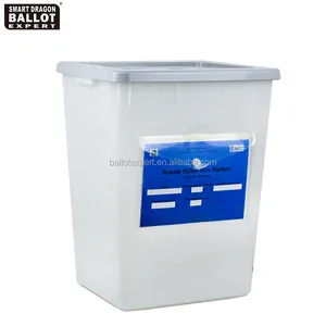 ブルキナファソ透明大型プラスチック投票投票箱リビア100L選挙箱