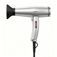 Sèche-cheveux professionnel à moteur DC sans balais 2100W, sèche-cheveux ionique, 3 réglages de chaleur, 2 réglages de vitesse, sèche-cheveux de salon, sèche-cheveux de coiffeur