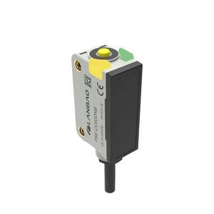 Sensor Fotoeléctrico TOF de Reflexión de Fondo NPN/PNP de 12V, Cuadrado, de Plástico, IP67, con Alcance de Detección de 100cm y Tiempo de Respuesta de 100ms - Product Image 1