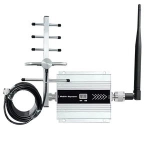 Amplificador de señal móvil GSM WCDMA 900 2100mhz, repetidor de doble banda 2 + 3G, amplificador de 60dB