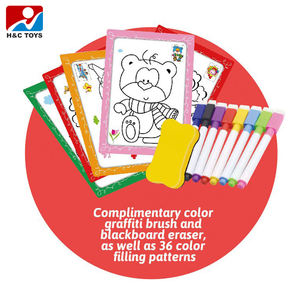 Papan permainan anak, papan gambar <span class=keywords><strong>2</strong></span> dalam 1 edukasi dini warna-warni - Product Image 4