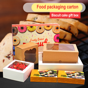 Personalizzare i biscotti da portare fuori scatole di varie dimensioni <span class=keywords><strong>a</strong></span> prezzi bassi scatole di imballaggio alimentare - Product Image 3