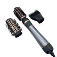 Ensemble de lisseur de cheveux en céramique pliable 3 en 1, moteur à courant continu 110 000 tr/min, 850 W, 3 vitesses, boucleur, lisseur, diffuseur, buse, 110-240 V