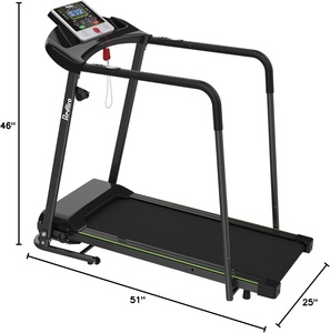 Tapis Roulant KREEDA Safe Step Senior con Corrimano Extra-Lungo, Display LED e Supporto per iPad per Camminata Sicura a Casa e Riabilitazione - Product Image 5