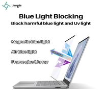 Film de protection d'écran LFD 04 anti-lumière bleue et anti-reflet en PET, fonction magnétique, pour ordinateur portable Surface Go 2 3 Pro 9, 35% de lumière bleue