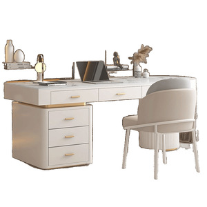 Escritorio Moderno y Sencillo de Alta Gama <span class=keywords><strong>para</strong></span> Jefes, Escritorio de Maquillaje de Lujo <span class=keywords><strong>para</strong></span> Dormitorio, Estilo Panel de Madera, <span class=keywords><strong>Muebles</strong></span> de Oficina <span class=keywords><strong>para</strong></span> Apartamentos Pequeños - Product Image 5