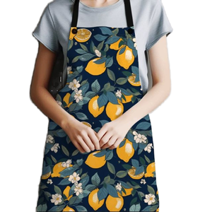 Delantal de algodón transpirable, impermeable, fácil de lavar, fácil de ajustar, ropa de cocina, delantal de algodón para Chef - Product Image 1