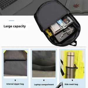 Sac à dos unisexe grande capacité pour collégiens avec fermeture éclair, design personnalisé en usine, tendance et imperméable - Product Image 3