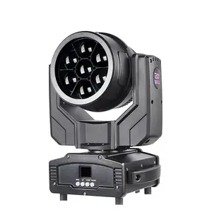 740BW IP65 tahan air 7*40W RGBW CE disetujui DMX Liner Zoom Beam LED Lyre lampu panggung kepala bergerak Mini