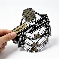 Pegatinas Adhesivas de PVC Resistentes al Agua con Logotipo de Marca Personalizado, Formas Personalizadas, Impresión UV, Decoración para el Hogar con Diseños de Dibujos Animados