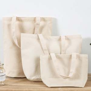 Bolsa de Compras de Lona de Algodón Ecológica Personalizada Reciclada con Logotipo Impreso - Product Image 6