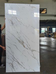 Pannello Murale <span class=keywords><strong>3D</strong></span> in PVC Impermeabile con Finitura in Marmo per Rivestimento Decorativo Interno di Appartamenti e Hotel - Product Image 2