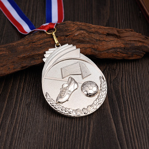 Médaille de <span class=keywords><strong>football</strong></span> en alliage de zinc moulée sous pression, qualité supérieure, vente chaude, directement du fabricant, pour événements sportifs - Product Image 3