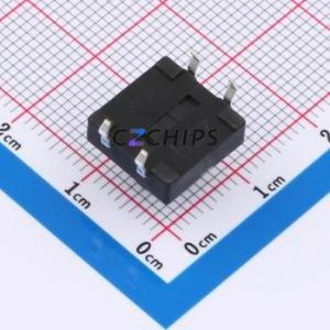 TSA12111-090B512BA Tactile Switch Through hole-4P,11.7x11.5mm Switch Single Pole Single Throw Round Button 2.8N 11.7mm - Product Image 2