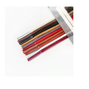 Cordones de Cuero Encerado de Fábrica, Cordones Redondos para Zapatos Oxford, para Zapatos de Vestir - Product Image 3