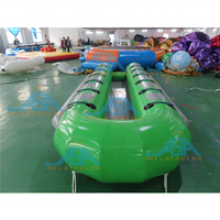 Jeux de Sport aquatique côte à côte, 12 passagers, Taxi banane gonflable, bateau de traîneau banane remorquable