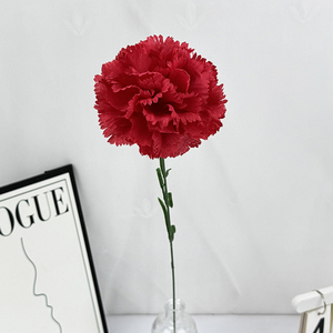 Clavel artificial de tacto real hecho a mano de alta calidad, Clavel de una sola capa de 8 capas - Product Image 1