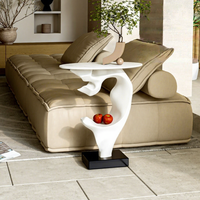 Table d'appoint d'angle haut de gamme pour usage domestique chambre de luxe chevet petite Table basse meubles d'art design pour salon