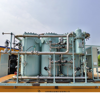 Installation d'azote PSA marine robuste de qualité supérieure en acier inoxydable 304/316, pureté 95%, avec ensemble de filtration complet et séparé sur skid
