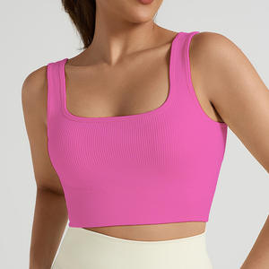 Soutien-gorge de fitness antichoc haute résistance avec grand dos et sous-vêtement de sport respirant fil féminin court <span class=keywords><strong>Femme</strong></span> Sport - Product Image 2