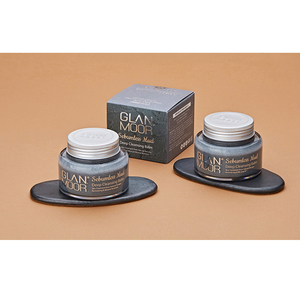 Bálsamo de limpieza profunda de barro sin grasa Glanmoor hecho en Corea Limpiador facial profesional de espinillas - Product Image 3