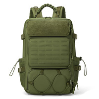Sac de randonnée multi-usages, randonnée en plein air, camping, tactique, unisexe, denim, polyester, imperméable, grande capacité