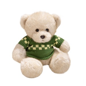 Peluche Ours Mignon avec <span class=keywords><strong>Pull</strong></span>, pour les 14 ans et plus, Compagnon de Croissance et Ours de Thérapie Adorable - Product Image 1